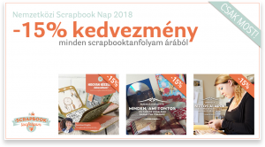Scrapbook Tanfolyam.hu Nemzetközi Scrapbook Nap kedvezményes tanfolyamvásárlási lehetőség